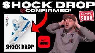 100% Confirmed Shock Drop For The Air Jordan 4 