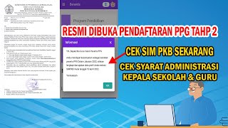 RESMI Dibuka Pendaftaran PPG Tahap 2 Cek SIMPKB dan Syarat Seleksi Administrasi