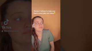 This is why being a CNA before becoming a Nurse is SO IMPORTANT🥱 #trending #cna