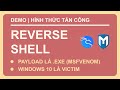 DEMO | Hình thức tấn công REVERSE SHELL dùng Metasploit (payload là exe) | nhạc nền