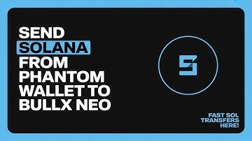 How To Send Solana From Phantom Wallet To BullX NEO | Fast & Easy Transfer Guide