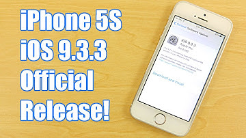 iPhone 5S iOS 9.3.3