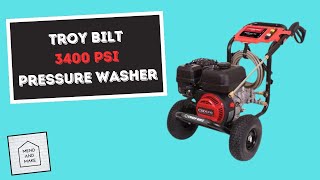 TroyBilt 3400 PSI Pressure Washer  TB3400PW