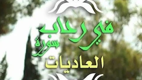 في رحاب سورة العاديات (مقطع تعليمي للأطفال)