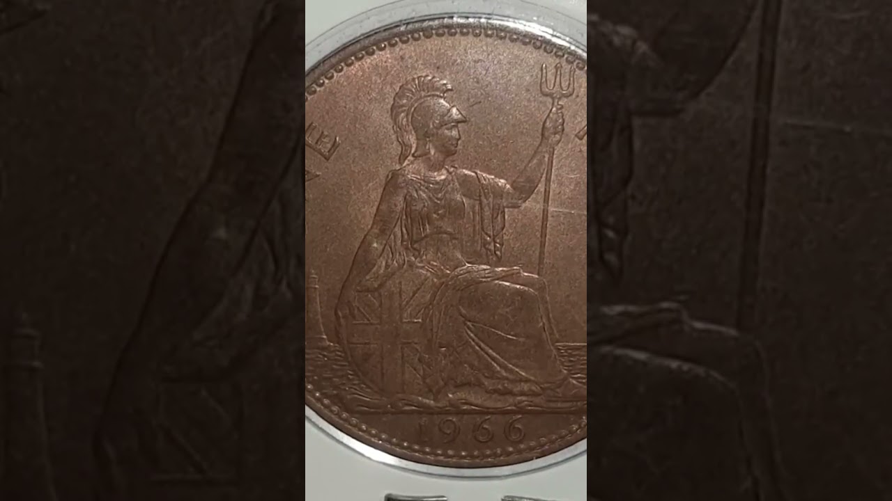 UK 1966 One Penny Coin 