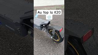 la K20 Pro au top sur route mouillée #trottinetteelectrique