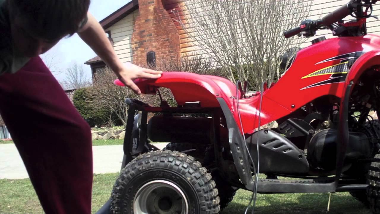 Polaris Scrambler 50 First Start - YouTube