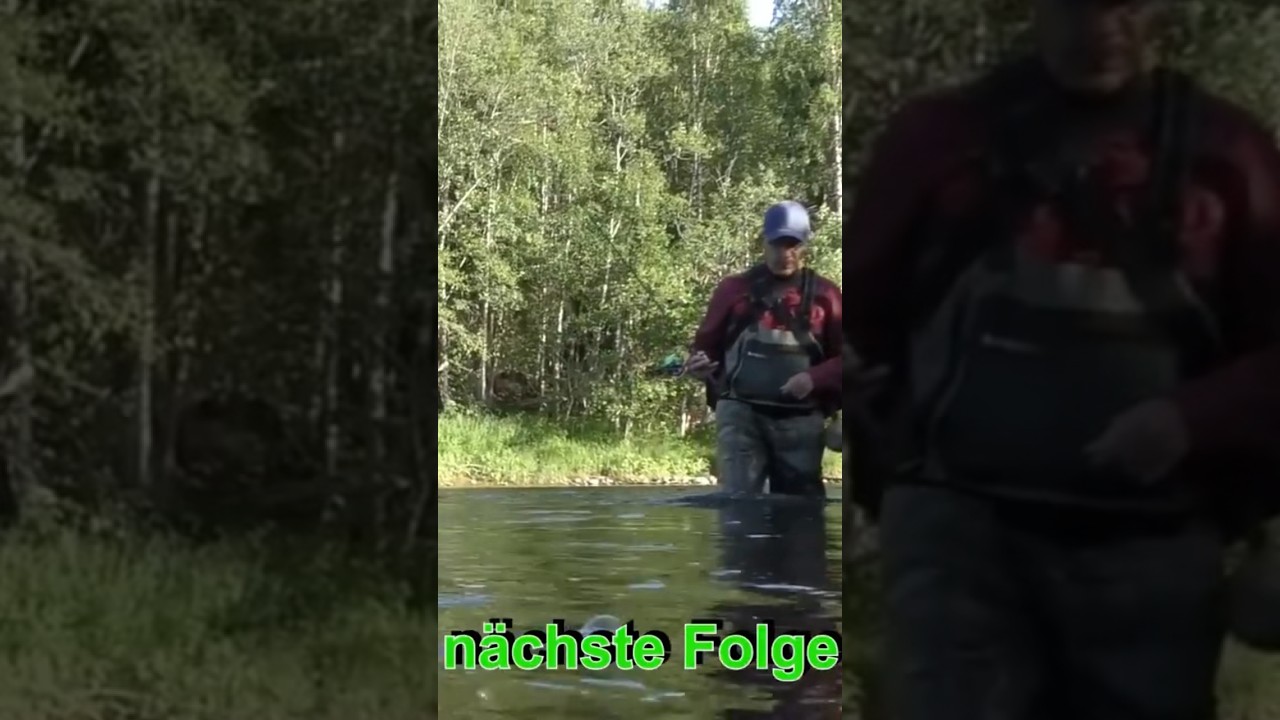 Angeln im Fluss in Schweden - Angeln auf Äsche und Forelle
