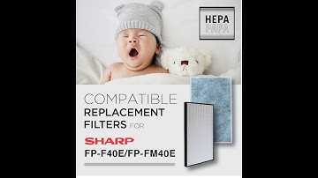 Sharp FP-F40E Installation of HEPA & Carbon Filters
