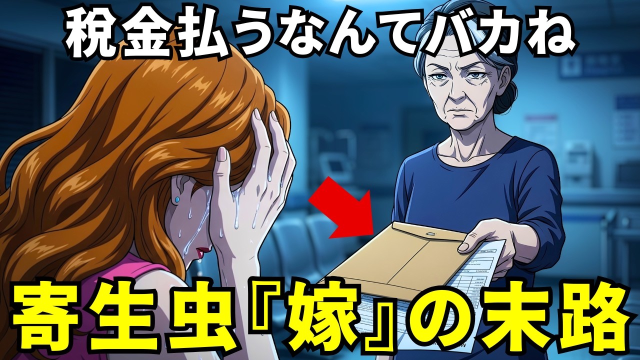 『老後破綻の罠』働き損だと姑を見下す嫁。非課税世帯の特権に隠された地獄と圧倒的な絶望【スカッと感動】