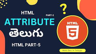 Attributes in html Telugu (Part-2) #attribute #attributeshtml