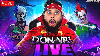 ROAD TO 800K SOON || V Badge Sniper Legend 🎯 Free Fire LIVE Rank Push! #freefire