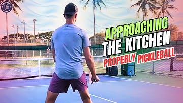 Approaching The Kitchen | Coming Up Properly pickleball