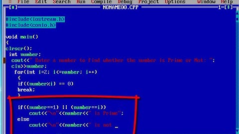 C++ program Prime number or Not
