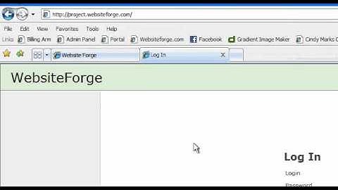 Logging In To The Portal - Websiteforge Ecommerce Website