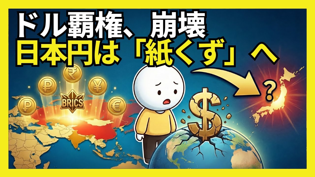 【警告】ドル崩壊は始まるのか？BRICS新通貨と日本人が知らない「資産防衛」の真実 | 経済の視点