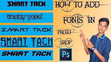 How To Download and Install Fonts In Photoshop-Photoshop Tutorial