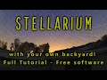 How To Put Your Own Landsape / Backyard Into Stellarium