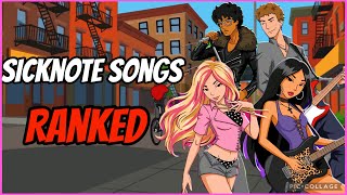 Every Sicknote Song Ranked So Far
