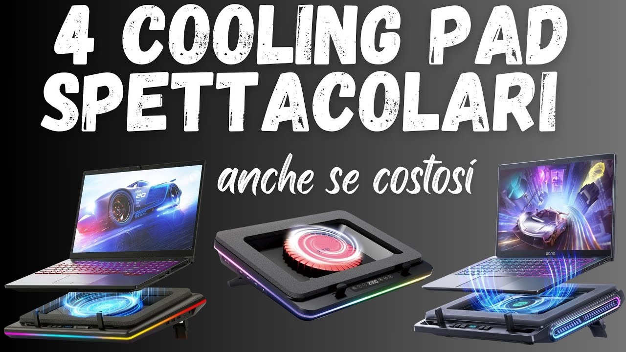 Cooling pad per laptop da gaming