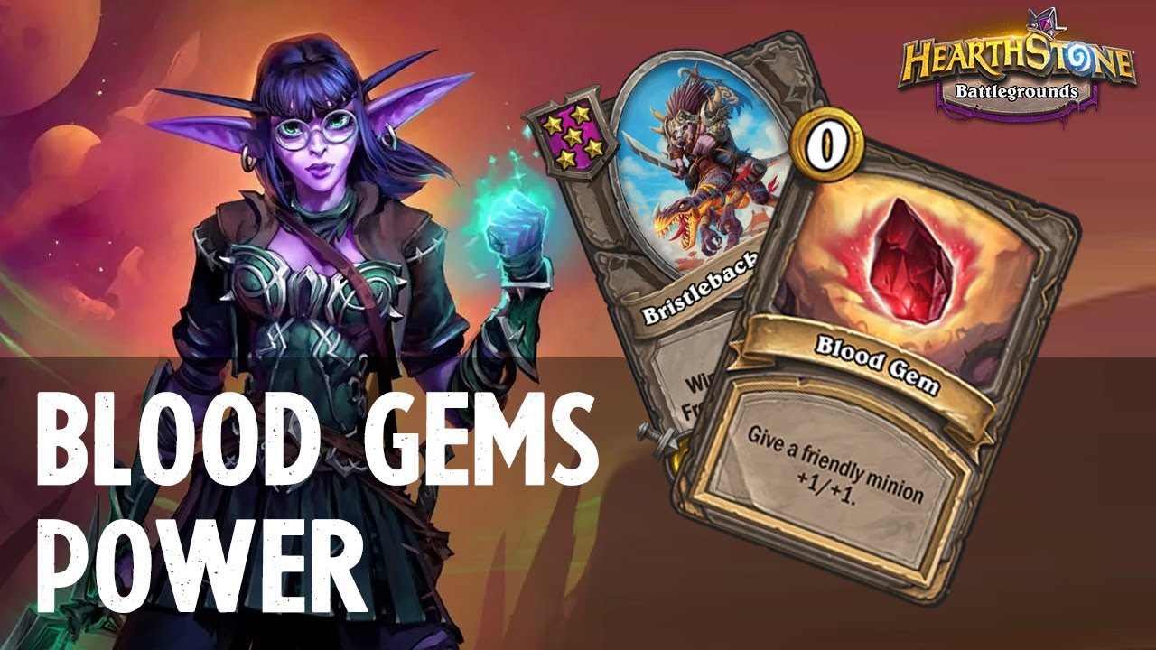 BLOOD GEMS POWER ft. Aranna Hearthstone Battlegrounds (20.2) YouTube