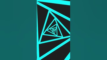 무한 루프 효과_Infinite Looping FX_Triangular tunnel _Video Template 02_1920 #shorts