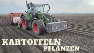 Kartoffeln pflanzen im Furchenbeet / Wie arbeitet ein Kartoffelleger