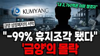 "19만원에서 9천원까지..." -99% 휴지조각 됐다 금양의 몰락 [이슈임당]