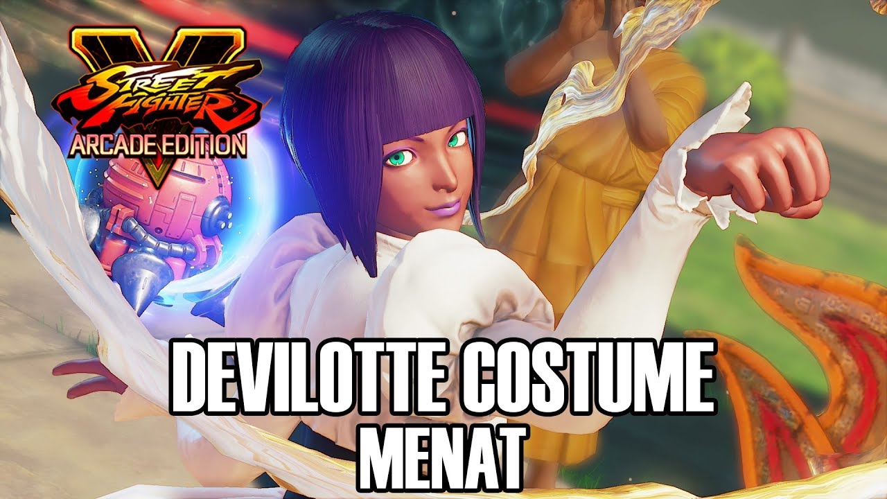 STREET FIGHTER 5: ARCADE EDITION - DEVILOTTE COSTUME (MENAT) | Dani Plays