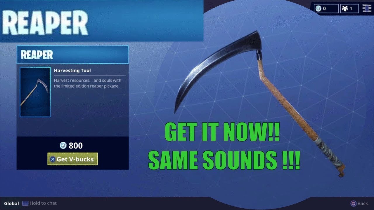 Cómo obtener La Guadaña en Fortnite - YouTube