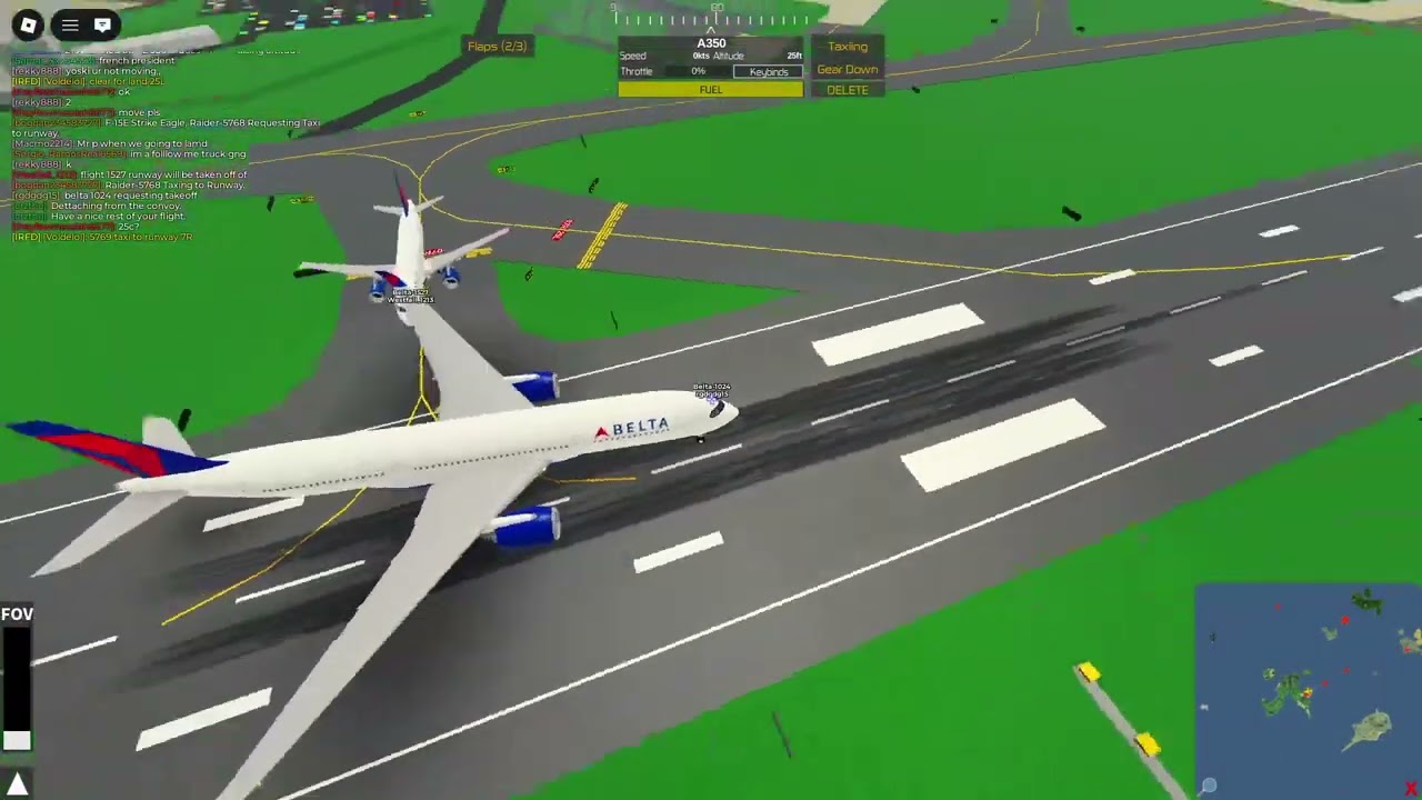 delta a350-900 ptfs flight