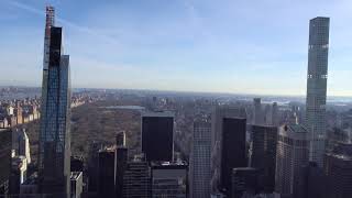 Looking north to Central Park from Top of the Rock, Rockefeller Center, Manhattan, New York City