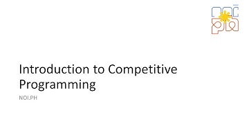 Tutorial: Introduction to Competitive Programming