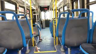 CTA On Board Riding 2007 New Flyer D40LF Bus 1621 on Route 77 Belmont from Cumberland to LSD/Briar
