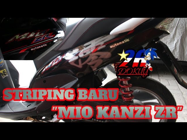 Pasang Striping Buat Si Mio || MIO KANZI ZR. #5 class=