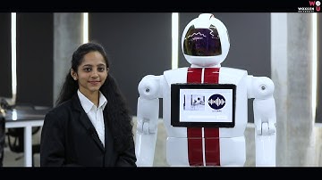 Humanoid Robot "Guard" at Woxsen