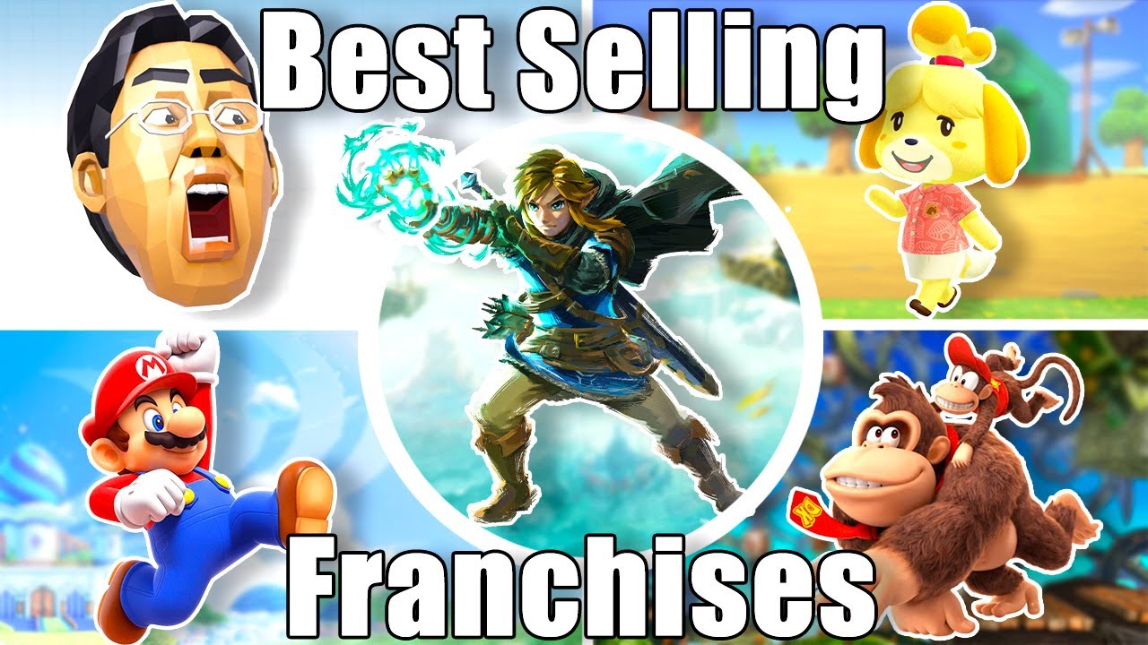 Top Ten BEST SELLING Nintendo Franchises