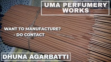 REAL PRODUCTION OF DHUNA AGARBATTI IN UMA PERFUMERY WORKS|| HOW TO MAKE? GO CHECK IT OUT!