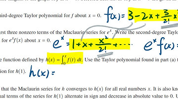 2019 AP Calculus BC Free Response Question 6 Solution [Student]