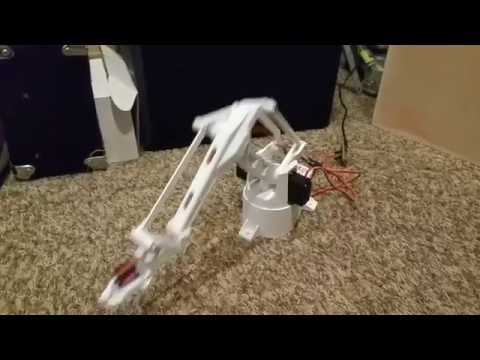 3D Printed Robotic Arm with ESP8266 and MicroPython