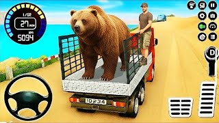 Wild 🐻 Bear Zoo Animals Transport Truck Driver - Android Gameplay screenshot 4