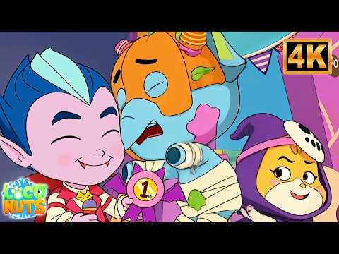 🎃 Loco Nuts – Fête des Costumes 🎭 | Chanson d’Halloween pour Enfants | Comptines Amusantes