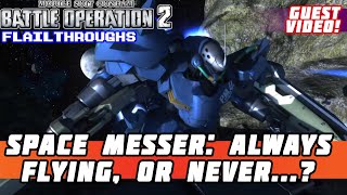 Gundam Battle Operation 2 Guest Video! Messer F01 Doesn't Need Its Tricks To Fight In Space