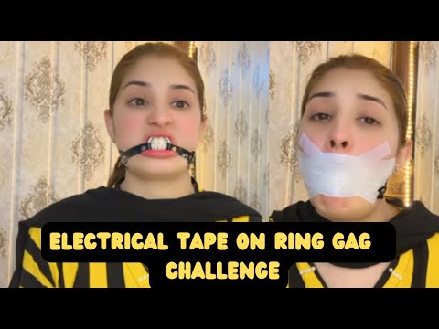 Electrical Tape On Ring Gag Challenge | #aqsaadil #awareness #challenge #beauty