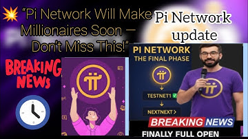 💥 "Pi Network gaat binnenkort miljonairs maken - Mis deze GCV niet