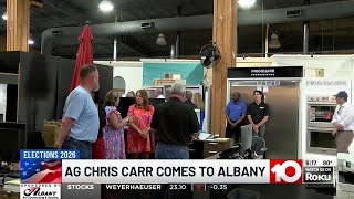 Attorney General Chris Carr visits South Georgia for a gubernatorial campaign stop