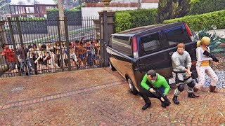 إنقاذ عائلة مايكل من إجتياح الزومبي المدمر في جي تي أي 5 | GTA V Zombie Outbreak