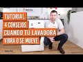 4 consejos cuando tu lavadora vibra o se mueve