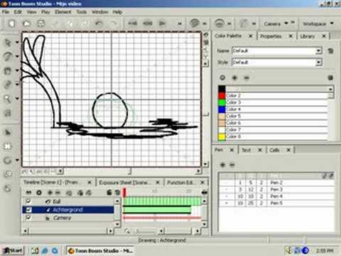 How to make an animation movie in Toon Boom Studio part 1