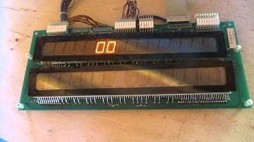 Testing a Williams pinball 16 digits alphanumeric display board